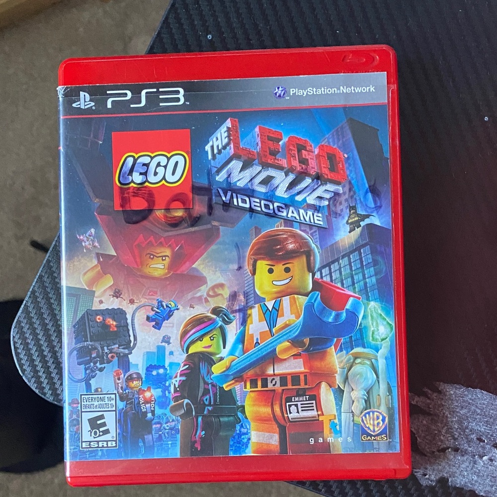 LEGO Movie Videogame for PS3 - Red Case